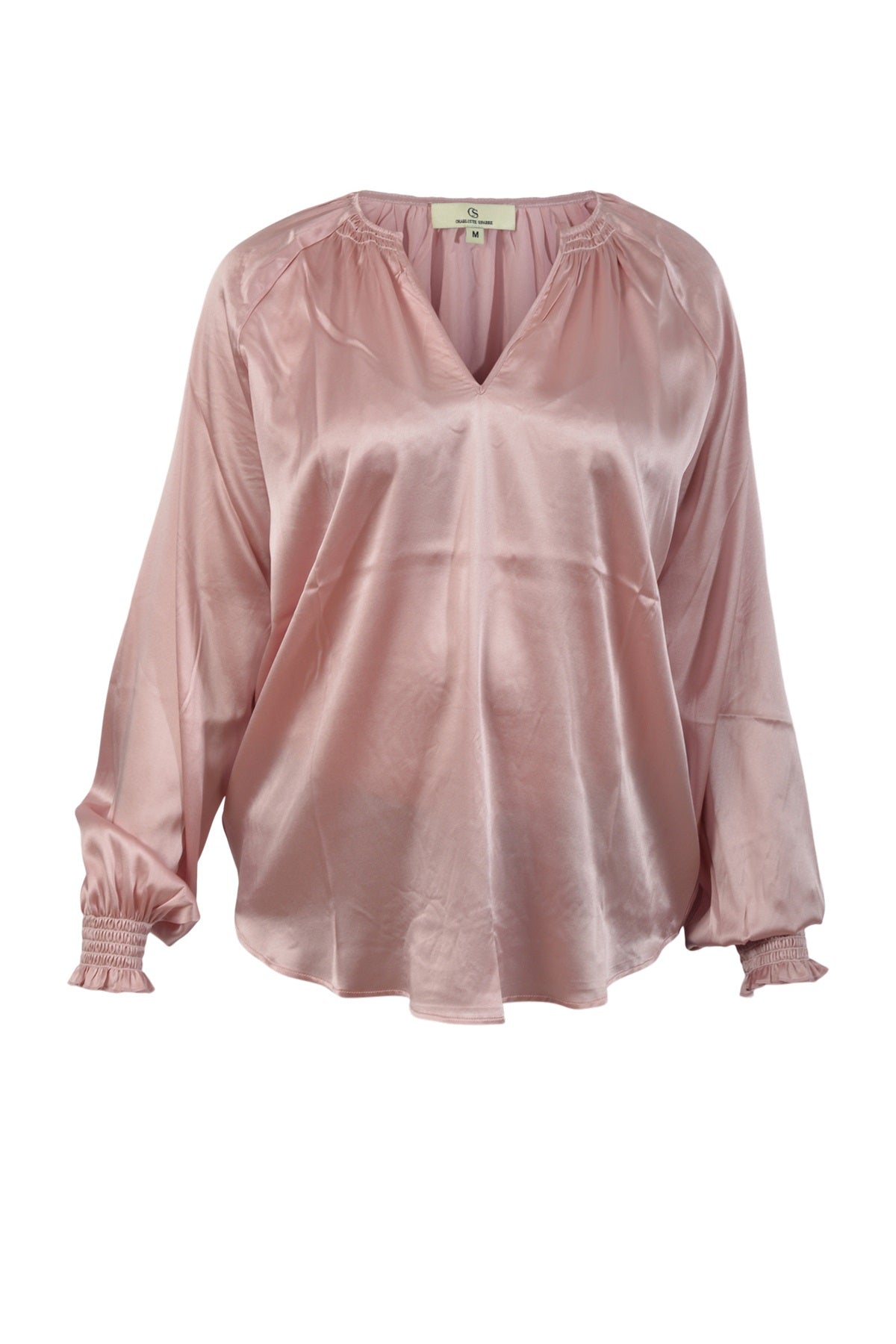 Charlotte Sparre Want med blouse 2801, Solid Rose