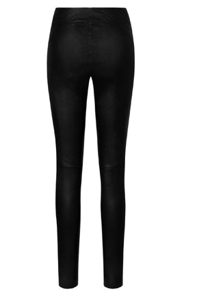 Depeche højtaljede skindleggings 50180, Black